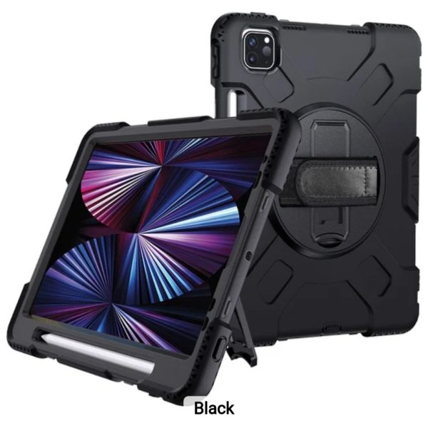 Black Rugged Shockproof back cover for iPad pro 13